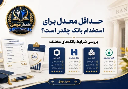 بررسی حداقل معدل موردنیاز برای استخدام در بانک‌های مختلف