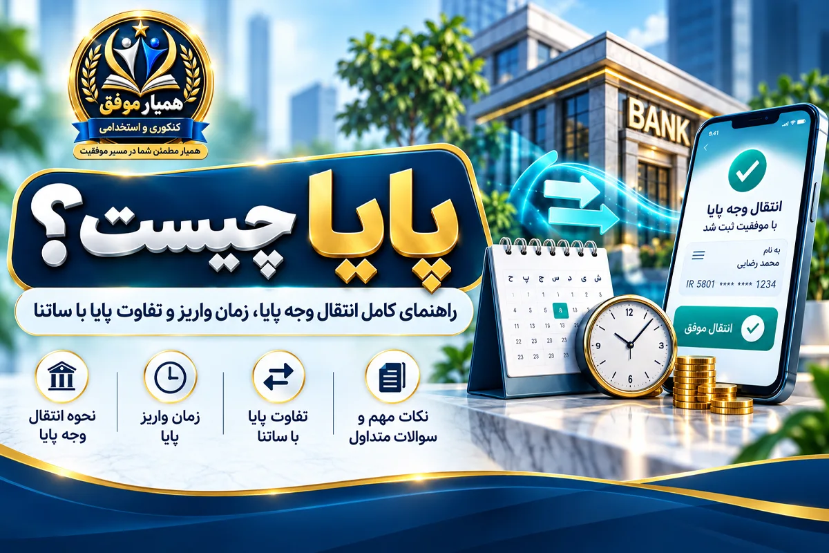 تصویر شاخص مقاله پایا چیست شامل آموزش انتقال وجه پایا، زمان واریز و تفاوت آن با ساتنا